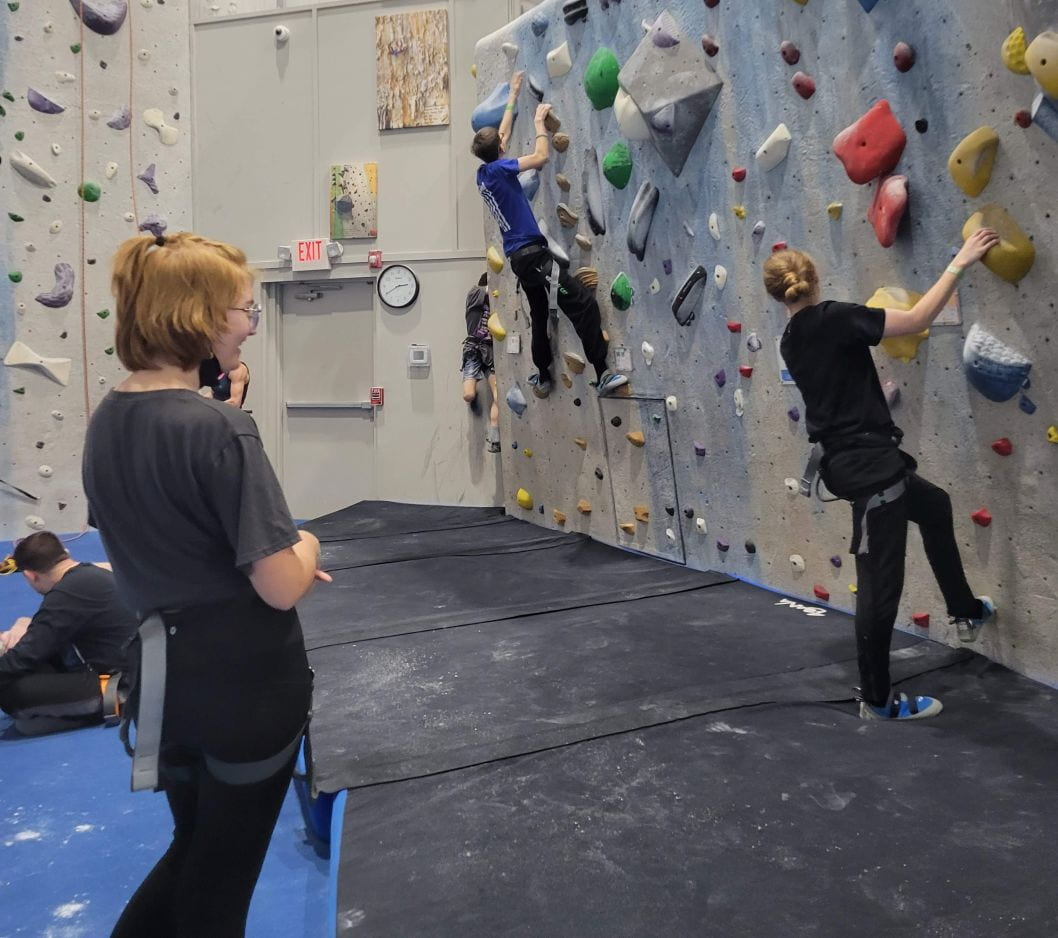 Youth Group Rock Climbing